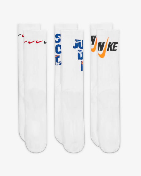 Nike Everyday Plus con amortiguación Calcetines deportivos (3 pares)