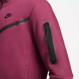 Sudadera con capucha Nike Tech lana Windrunner palo de rosa ciruela púrpura rojo