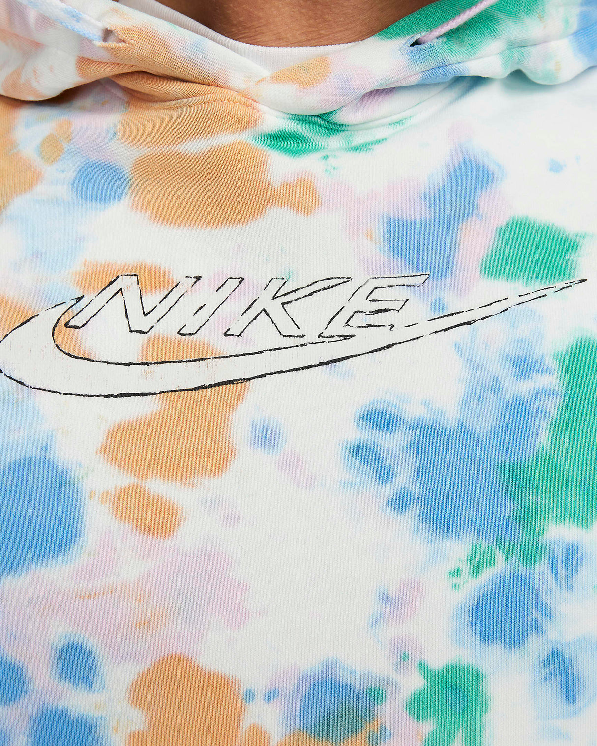 Forro polar Nike Sportswear Club Sudadera con capucha Ice-Dye para hombre