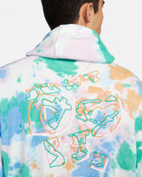 Forro polar Nike Sportswear Club Sudadera con capucha Ice-Dye para hombre