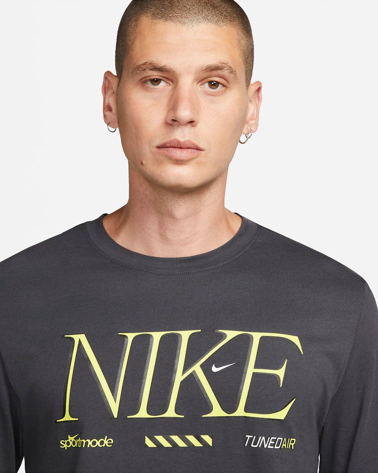 Nike ropa deportiva Camiseta de manga larga para hombre