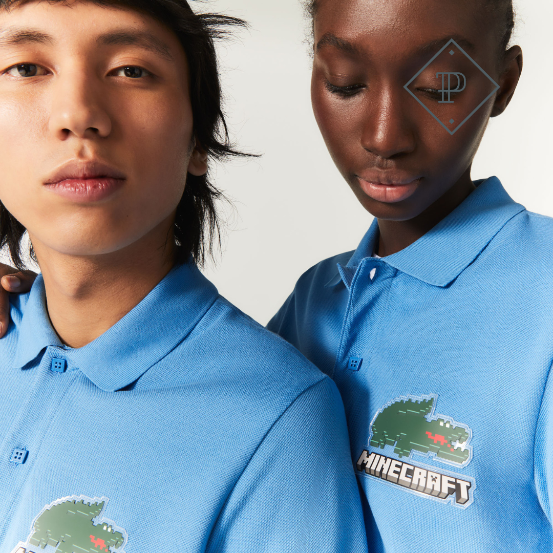Polo unisex Lacoste x Minecraft Classic Fit