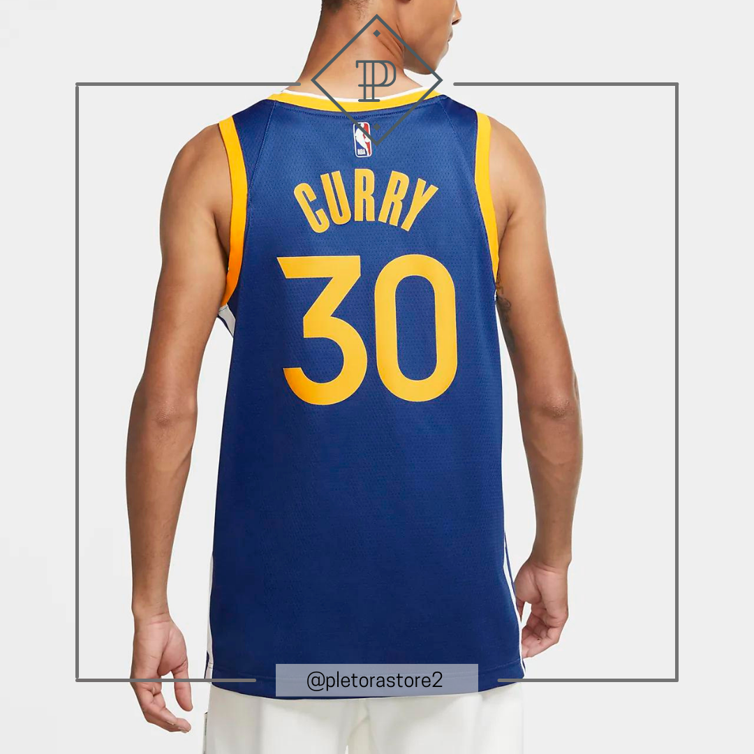 Golden State Warriors Icon Edition 2022/23 Nike Dri-FIT NBA Swingman Jersey.